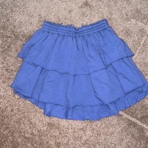 Blue flowy skirt. Size medium. From Aerie